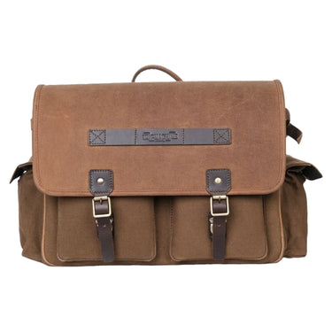 Trip Machine Expedition Saddlebag Pair - Brown And Tobacco
