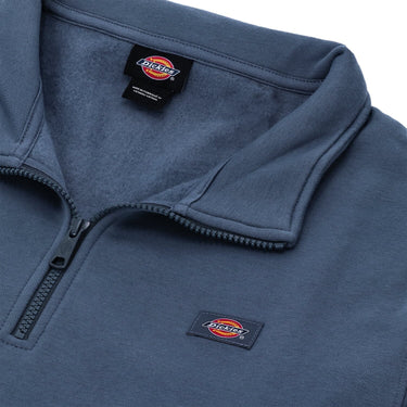 Dickies Oakport Quarter Zip Hoodie - Indigo
