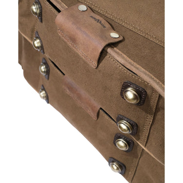 Trip Machine Expedition Saddlebag Pair - Brown And Tobacco