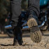 Trip Machine Moc-Toe Boots - Black