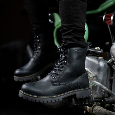 Trip Machine Derby Boots - Dark Shadow