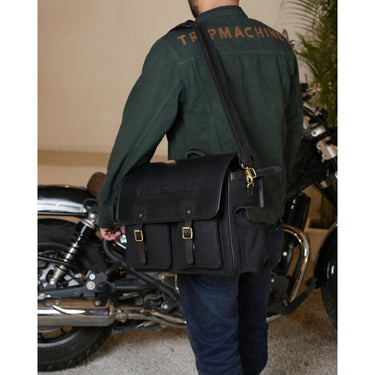Trip Machine Expedition Saddlebag Pair - Black