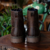 Trip Machine Moc-Toe Boots - Mocha