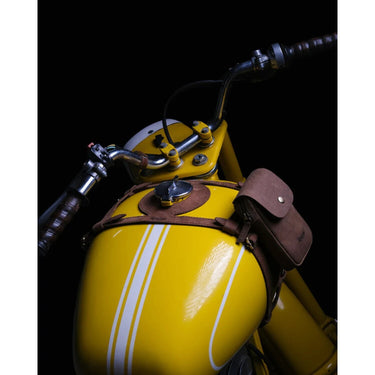 Trip Machine Tank Strap Cap In Center - Tobacco