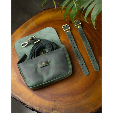 Trip Machine Sidekick Moto Pouch - Forest Green