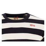 13 1/2 Behind Bars Longsleeve - White Black - MOTOCCINO