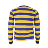 13 1/2 Behind Bars Longsleeve - Yellow/Blue - MOTOCCINO