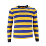 13 1/2 Behind Bars Longsleeve - Yellow/Blue - MOTOCCINO