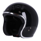 13 1/2 Skull Bucket Helmet - Gloss Black - MOTOCCINO