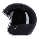 13 1/2 Skull Bucket Helmet - Gloss Black - MOTOCCINO