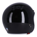 13 1/2 Skull Bucket Helmet - Gloss Black - MOTOCCINO