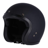 13 1/2 Skull Bucket Helmet - Matt Black - MOTOCCINO