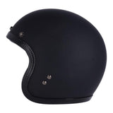 13 1/2 Skull Bucket Helmet - Matt Black - MOTOCCINO