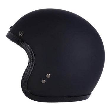 13 1/2 Skull Bucket Helmet - Matt Black - MOTOCCINO