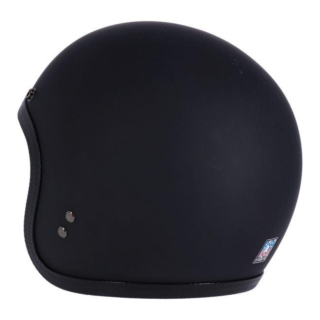 bucket motorcycle helmets Half Face Helmet Open Face Carbon Fiber Ultra Light Half Shell Safety Cap DOT (Gloss Black,S) : Automotive Safety and Vintage Style Homologation and Safety Bikelife Black Bucket Helmet -