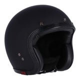 13 1/2 Skull Bucket Helmet - Matt Black - MOTOCCINO