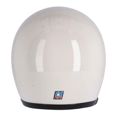 13 1/2 Skull Bucket Helmet - Vintage White - MOTOCCINO