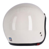 13 1/2 Skull Bucket Helmet - Vintage White - MOTOCCINO