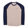 13 1/2 Waffle Jersey - Sand/Navy - MOTOCCINO