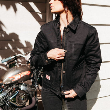 Wildust Sisters Pioneer Moto Jacket - Black - MOTOCCINO