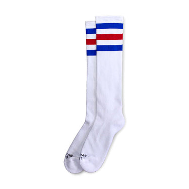 American Socks Knee high American Pride blue/red/blue stripe