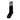 American Socks Knee high black triple white striped