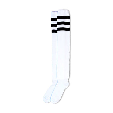 American Socks Ultra high Old School triple black striped