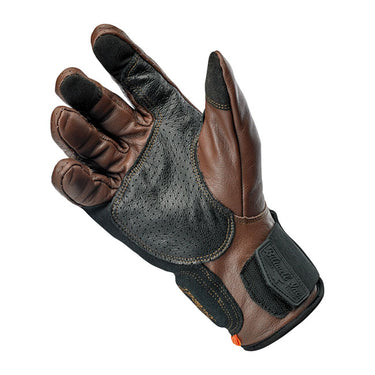 Biltwell Borrego gloves chocolate/black CE appr.