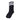 American Socks Mid high Back In Black I double white striped