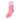 American Socks Mid high Bubblegum double white striped