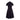 Queen Kerosin Swing worker dress black/rinsed wash