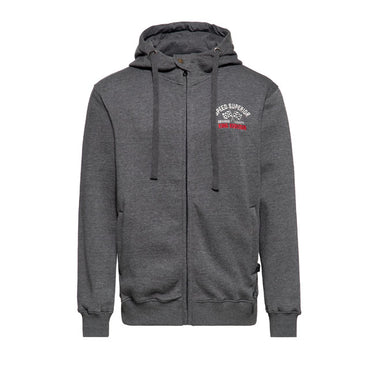 King Kerosin Speed King zip hoodie steel grey