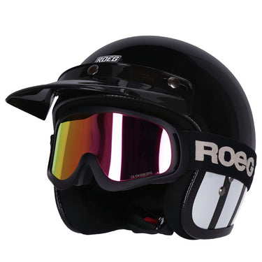 Roeg Jett Helmet - Curbstone White - MOTOCCINO
