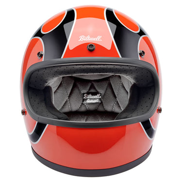 Biltwell Gringo Helmet - Comp Orange Flames - MOTOCCINO
