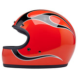 Biltwell Gringo Helmet - Comp Orange Flames - MOTOCCINO