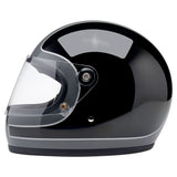 Biltwell Gringo S Helmet - Storm Grey/Black Tracker Gloss - MOTOCCINO