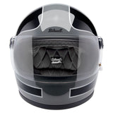 Biltwell Gringo S Helmet - Storm Grey/Black Tracker Gloss - MOTOCCINO