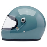 Biltwell Gringo S Helmet - Agave Blue Gloss - MOTOCCINO