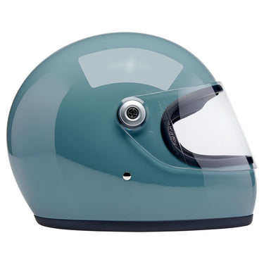 Biltwell Gringo S Helmet - Agave Blue Gloss - MOTOCCINO