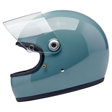 Biltwell Gringo S Helmet - Agave Blue Gloss - MOTOCCINO