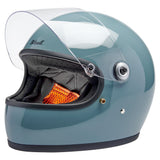 Biltwell Gringo S Helmet - Agave Blue Gloss - MOTOCCINO