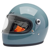 Biltwell Gringo S Helmet - Agave Blue Gloss - MOTOCCINO