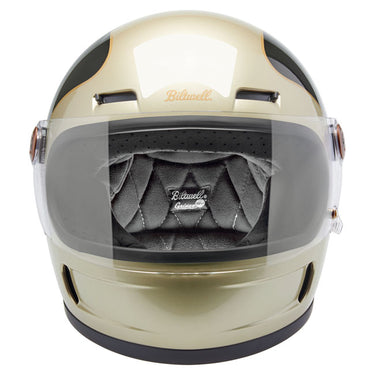 Biltwell Gringo Sv Helmet - Metallic Champagne/Charcoal Tracker - MOTOCCINO