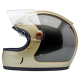 Biltwell Gringo Sv Helmet - Metallic Champagne/Charcoal Tracker - MOTOCCINO