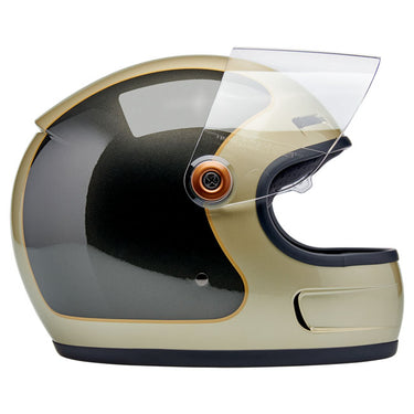 Biltwell Gringo Sv Helmet - Metallic Champagne/Charcoal Tracker - MOTOCCINO