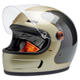 Biltwell Gringo Sv Helmet - Metallic Champagne/Charcoal Tracker - MOTOCCINO