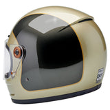 Biltwell Gringo Sv Helmet - Metallic Champagne/Charcoal Tracker - MOTOCCINO