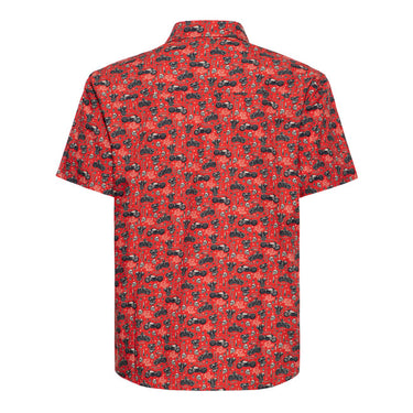 King Kerosin Biker soul shirt red