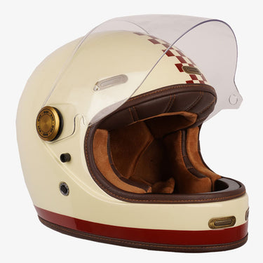 By City Roadster III Helmet - White/Red - MOTOCCINO