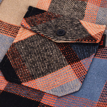 13 1/2 Steel flannel oxblood - MOTOCCINO